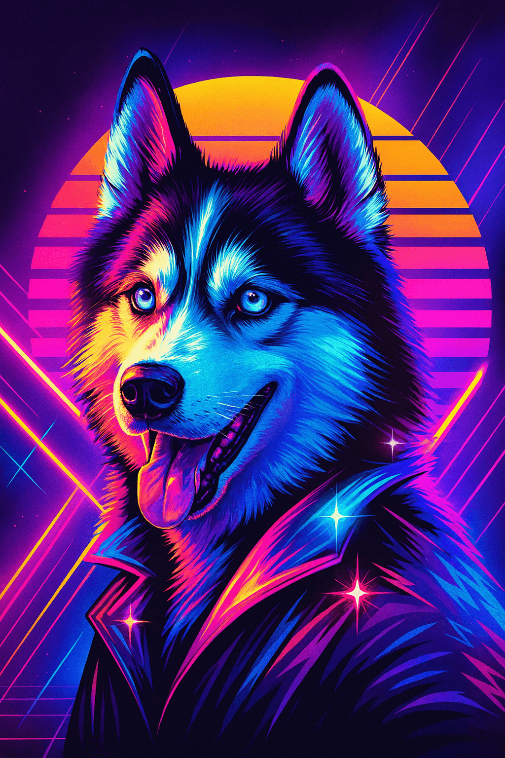 80s Portrait Style Preview