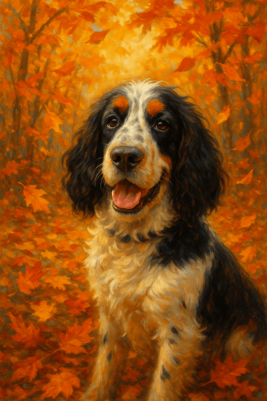 Fall Leaves Portrait Style Preview