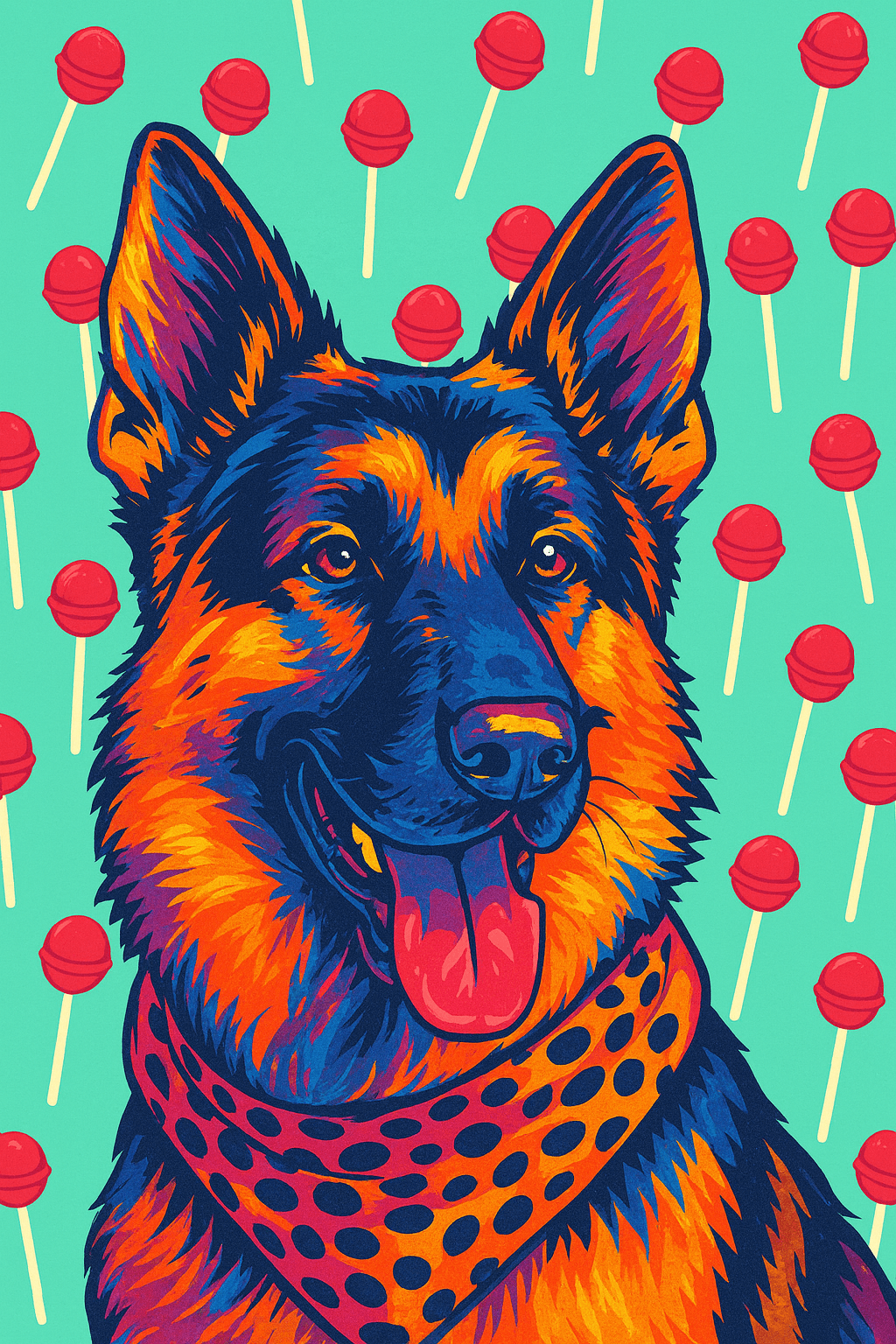 Lollipop Portrait Style Preview