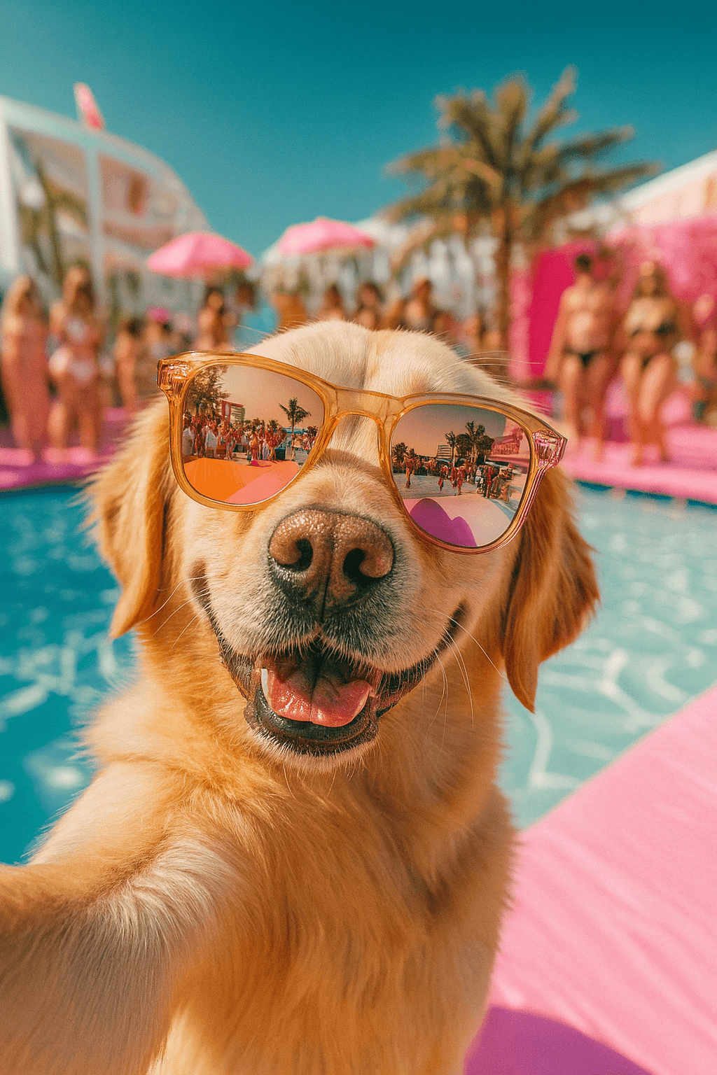 Pool Party Portrait Style Preview