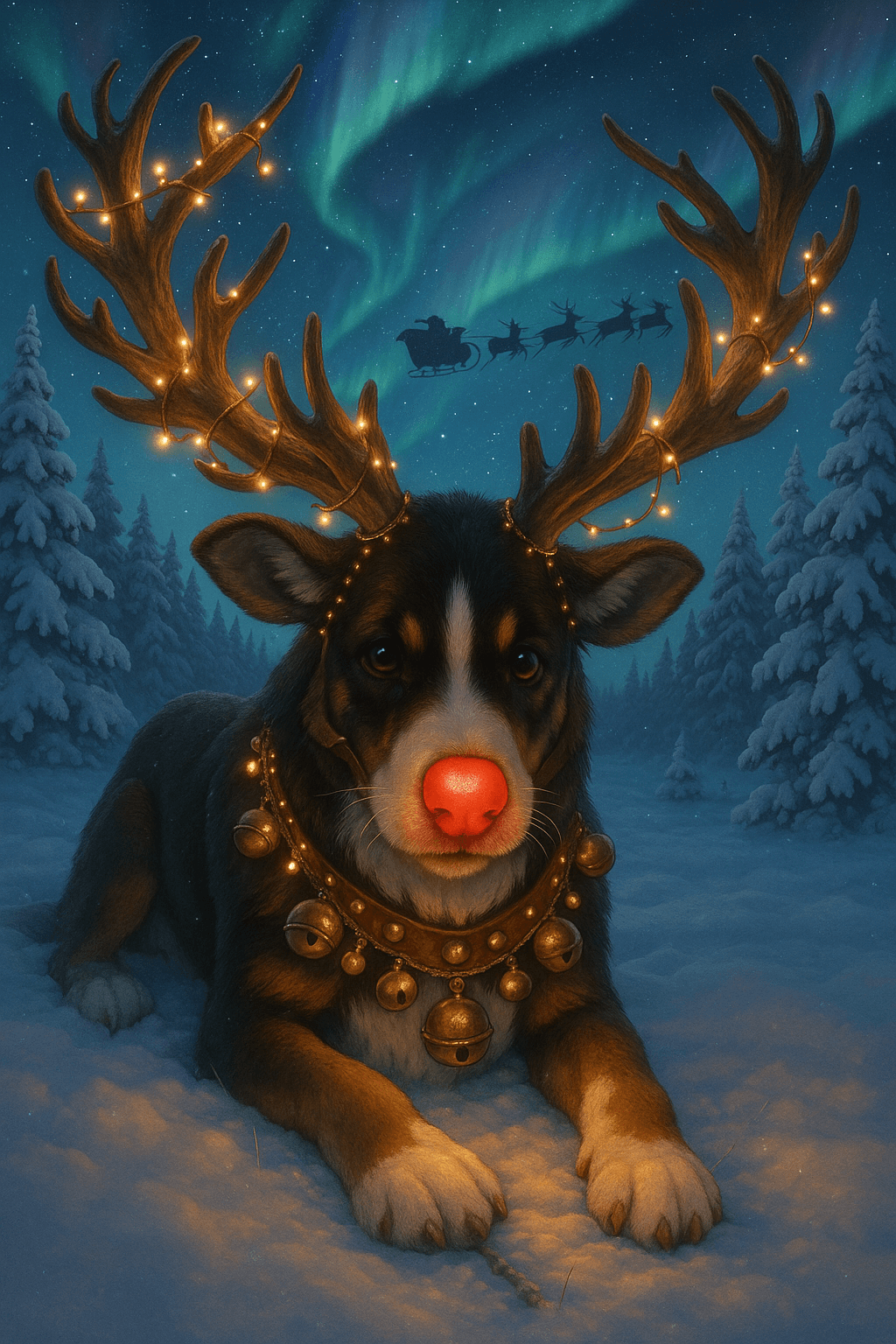 Reindeer Games Portrait Style Preview